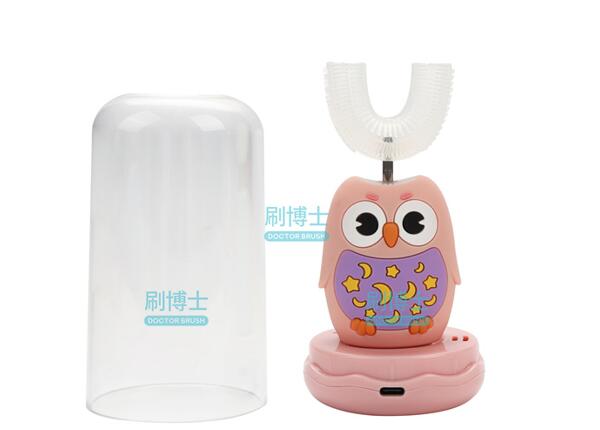 刷博士可愛(ài)卡通款U型兒童電動(dòng)牙刷
